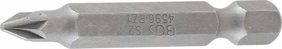 Bit | length 50 mm | 6.3 mm (1/4") drive | Cross slot PZ1 (4596) - 4596 salidzini kurpirkt cenas