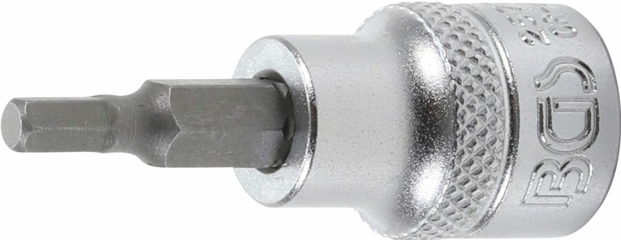 Bit Socket | 10 mm (3/8") drive | internal Hexagon 4 mm (2577) - 2577 salidzini kurpirkt cenas