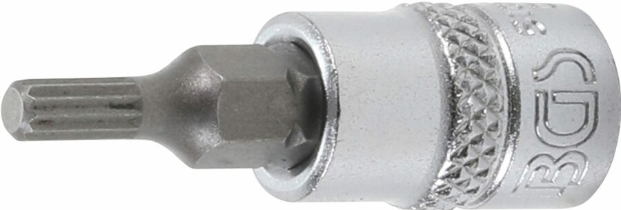 Bit Socket | 6.3 mm (1/4") drive | Spline (for XZN) M4 (5105-M4) - 5105-M4 salidzini kurpirkt cenas