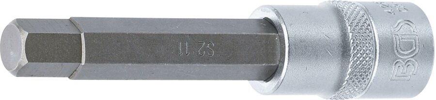 Bit Socket | length 100 mm | 12.5 mm (1/2") drive | internal Hexagon 11 mm (4266) - 4266 salidzini kurpirkt cenas