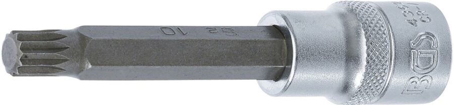Bit Socket | length 100 mm | 12.5 mm (1/2") drive | Spline (for XZN) | M10 (4362) - 4362 salidzini kurpirkt cenas