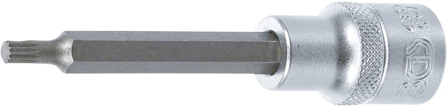 Bit Socket | length 100 mm | 12.5 mm (1/2") Drive | Spline (for XZN) | M5 (4359) - 4359 salidzini kurpirkt cenas