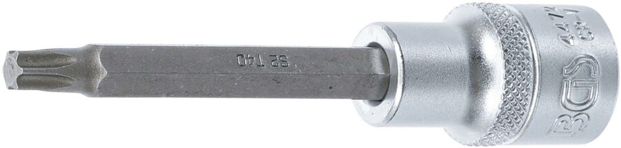 Bit Socket | length 100 mm | 12.5 mm (1/2") drive | T-Star (for Torx) T40 (4472) - 4472 salidzini kurpirkt cenas