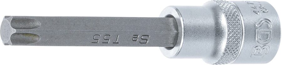 Bit Socket | length 100 mm | 12.5 mm (1/2") drive | T-Star (for Torx) T55 (4475) - 4475 salidzini kurpirkt cenas