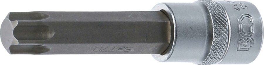 Bit Socket | length 100 mm | 12.5 mm (1/2") drive | T-Star (for Torx) T70 (4477) - 4477 salidzini kurpirkt cenas