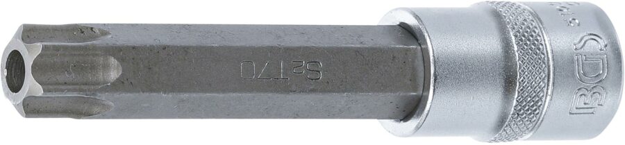 Bit Socket | length 110 mm | 12.5 mm (1/2") drive | T-Star tamperproof (for Torx) T70 (5103-TB70) - 5103-TB70 salidzini kurpirkt cenas