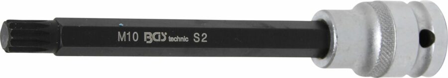 Bit Socket | length 140 mm | 12.5 mm (1/2") drive | Spline (for XZN) | M10 (5009) - 5009 salidzini kurpirkt cenas