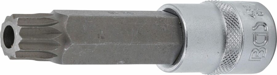 Bit Socket | length 100 mm | 12.5 mm (1/2") drive | Spline tamperproof (for XZN) M16 (4357) - 4357 salidzini kurpirkt cenas