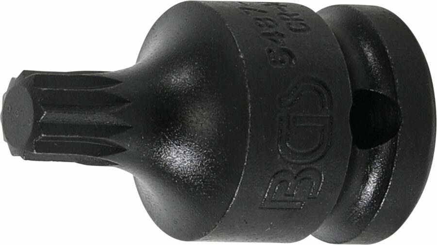 Impact bit socket | 12.5 mm (1/2") drive | Spline (for XZN) M10 (5487-M10) - 5487-M10 salidzini kurpirkt cenas
