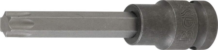 Impact Bit Socket | length 100 mm | 12.5 mm (1/2") drive | T-Star (for Torx) T55 (5475) - 5475 salidzini kurpirkt cenas