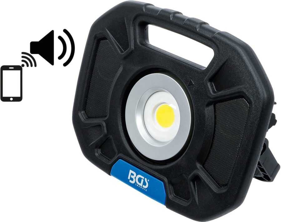 COB LED Working Flood Light | 40 W | with internal Speakers (85332) - 85332 salidzini kurpirkt cenas