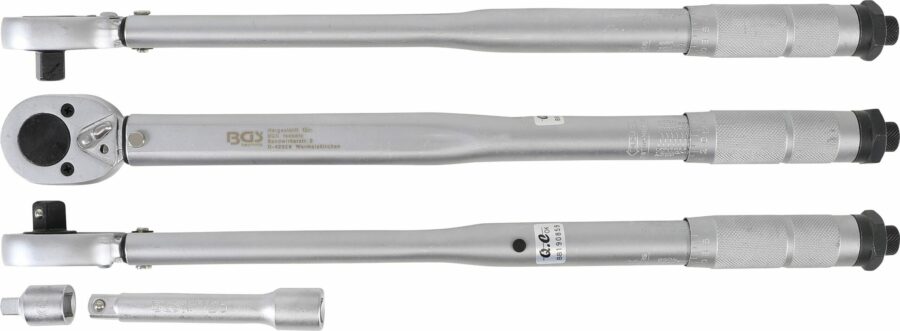 Torque Wrench + Adaptor + Extension Bar | 12.5 mm (1/2") | 28 - 210 Nm (98) - 98 salidzini kurpirkt cenas