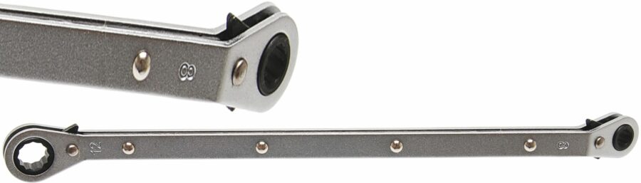 Double offset Ratchet Wrench for Glow Plugs | 8x12 (8264) - 8264 salidzini kurpirkt cenas