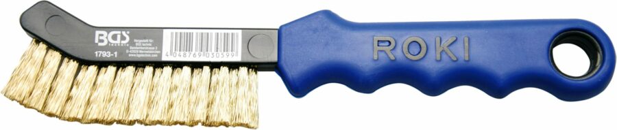 Calliper Brush | brass | bent | 230 mm (1793-1) - 1793-1 salidzini kurpirkt cenas