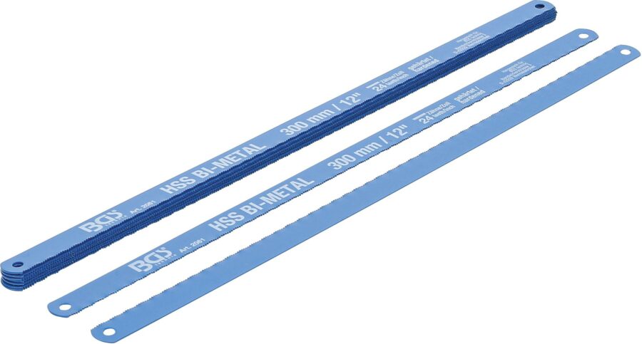 Hacksaw Blades | HSS flexible | 13 x 300 mm | 10 pcs. (2061) - 2061 salidzini kurpirkt cenas
