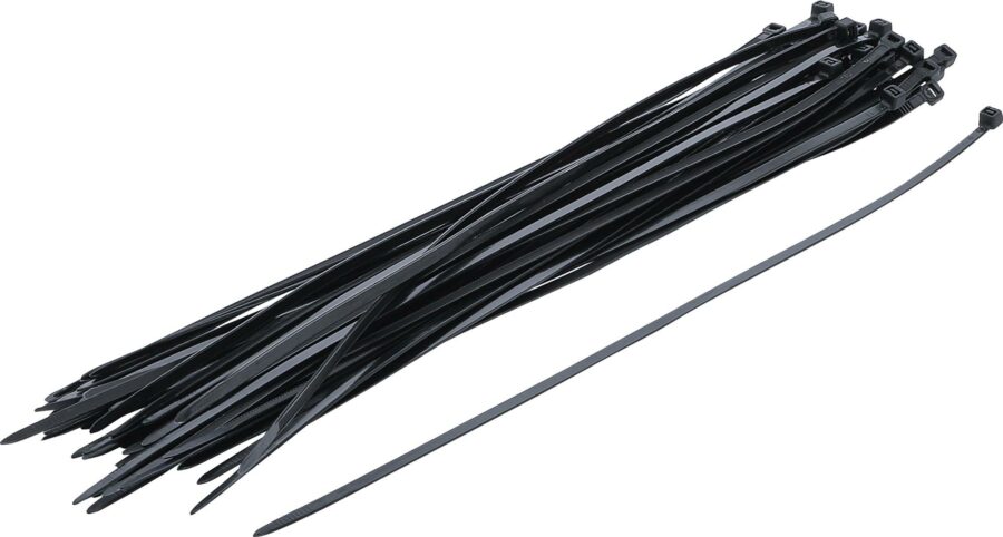Cable Tie Assortment | black | 4.5 x 350 mm | 50 pcs. (80877) - 80877 salidzini kurpirkt cenas