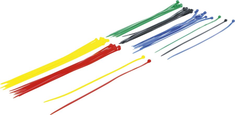 Cable Tie Assortment | coloured | 4.8 x 300 mm | 50 pcs. (80771) - 80771 salidzini kurpirkt cenas