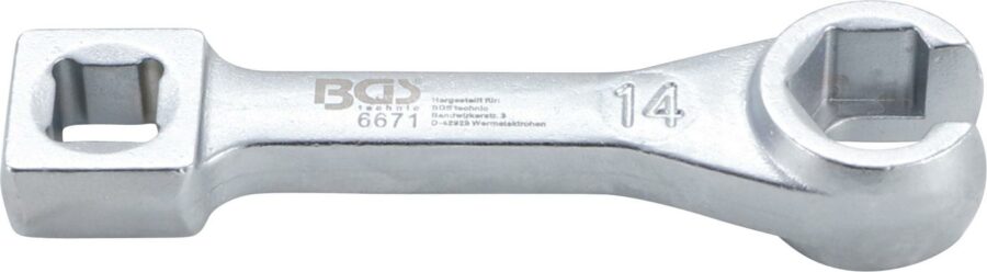 Fuel Pipe Wrench | for Toyota & Honda | 14 mm (6671) - 6671 salidzini kurpirkt cenas