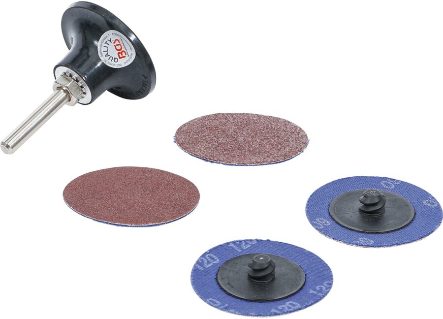Grinding Wheels / Sanding Pad Set | Ø 50 mm (8590) - 8590 salidzini kurpirkt cenas