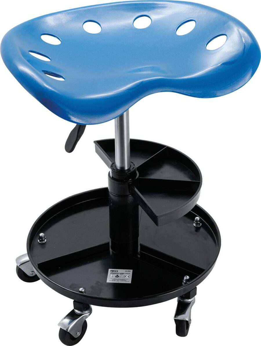 Workshop Seat | with 2 shelf plates | ABS | 440 x 350 mm (6820) - 6820 salidzini kurpirkt cenas