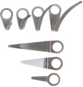 Cutting Knifes Set for air window seal Cutter | for BGS 3218 | 7 pcs. (3256) - 3256 salidzini kurpirkt cenas