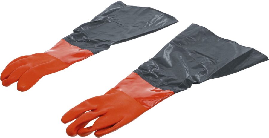 Spare Gloves | for Pneumatic Sand Blasting Cabinet | for BGS 8841 (8841-2) - 8841-2 salidzini kurpirkt cenas