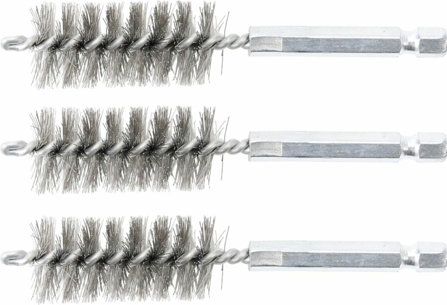 Steel Brush | 19 mm | 6.3 mm (1/4") Drive | 3 pcs. (3078-19-S) - 3078-19-S salidzini kurpirkt cenas