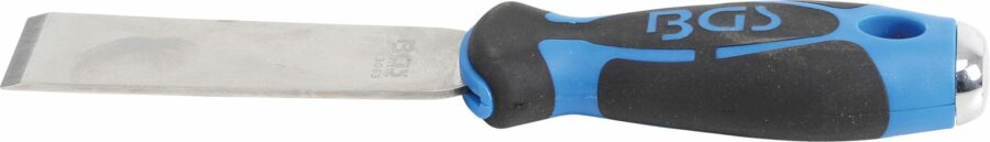 Scraper | Stainless Steel | solid 2-component Rubber grip Handle with hole (3063) - 3063 salidzini kurpirkt cenas