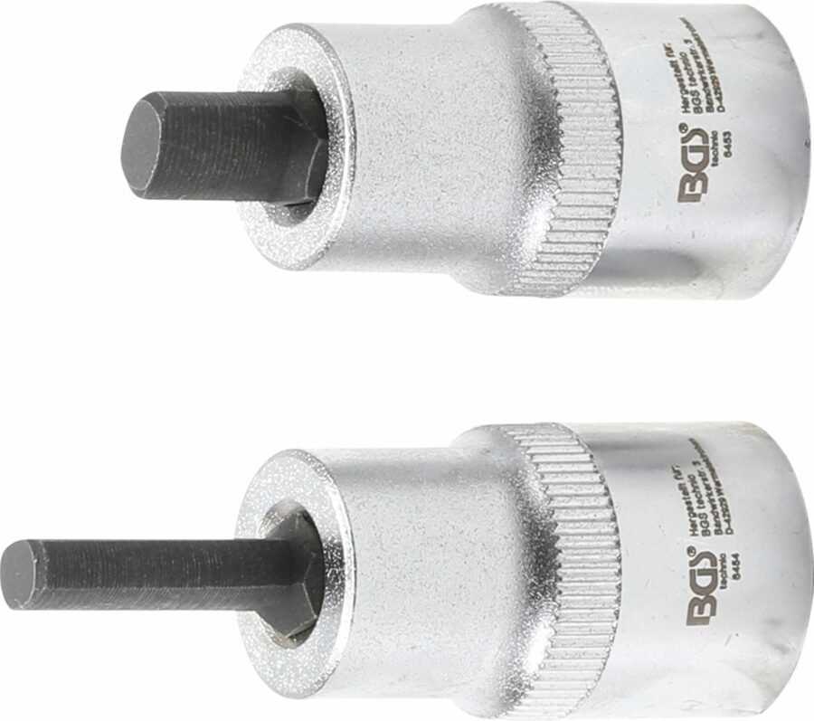 Spreader Socket Set for Spring Strut Clamp | 12.5 mm (1/2") drive | 5 x 7 mm + 5.5 x 8.2 mm (6455) - 6455 salidzini kurpirkt cenas