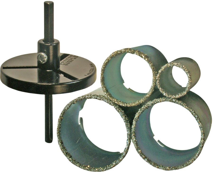 Tile Drill Bit Set | 33 - 73 mm | 6 pcs. (3910) - 3910 salidzini kurpirkt cenas