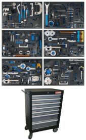 Workshop Trolley | 7 drawers | Engine Timing Tool Sets (4115) - 4115 salidzini kurpirkt cenas