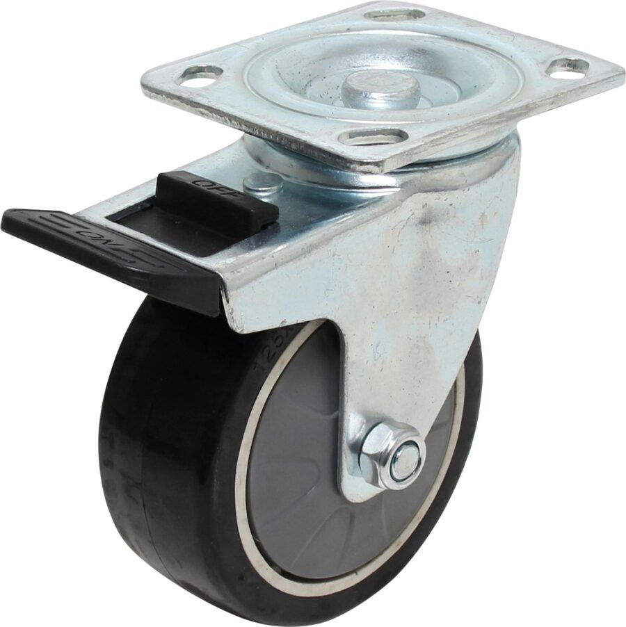 Caster Wheel for Workshop Trolley BGS 4110 (4110-2) - 4110-2 salidzini kurpirkt cenas