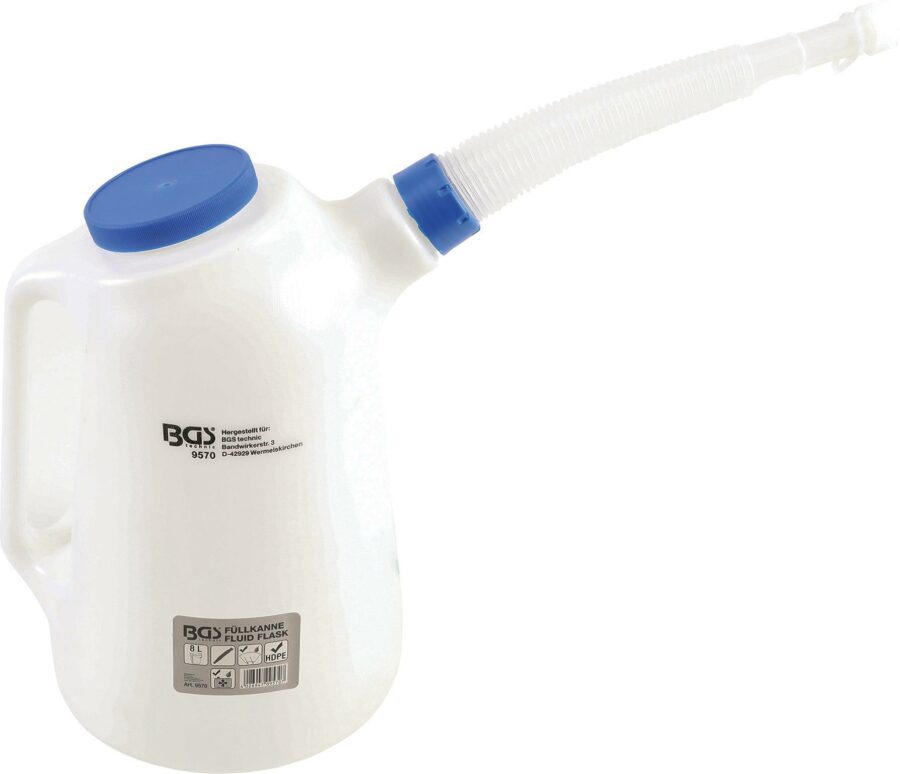 Fluid Flask with flexible Spout and Lid | 8 L (9570) - 9570 salidzini kurpirkt cenas