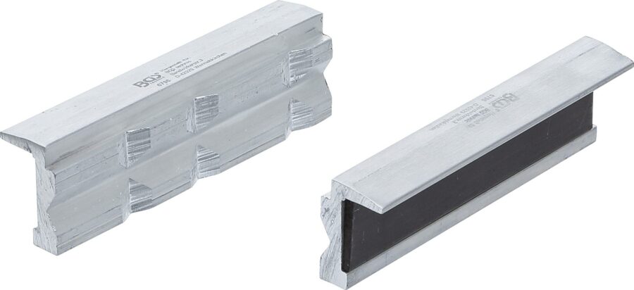 Bench Vice Jaw Protector | Aluminium | 100 mm | 2 pcs. (6796) - 6796 salidzini kurpirkt cenas