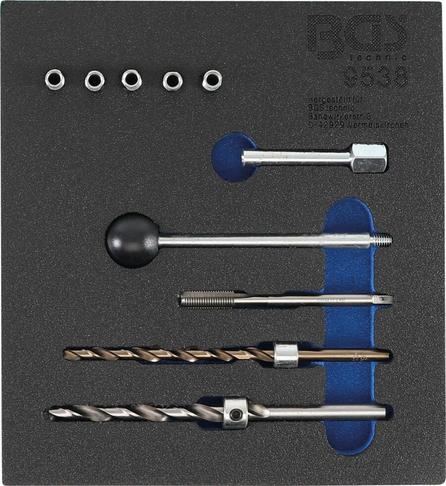 Tool Tray 1/6: Thread Repair Kit | for Injector Fastening Screws | 10 pcs. (9538) - 9538 salidzini kurpirkt cenas