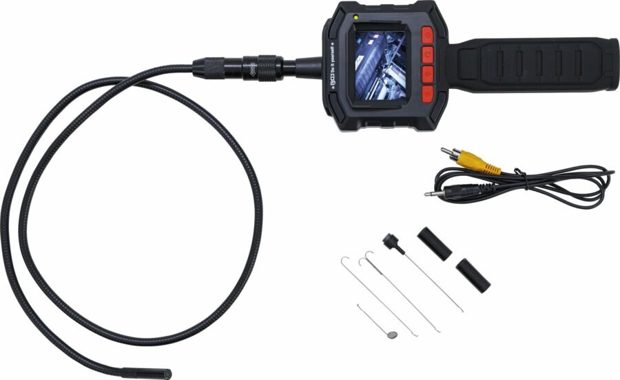 Video Borescope with TFT-Display | Camera Head Ø 8 mm (63216) - 63216 salidzini kurpirkt cenas